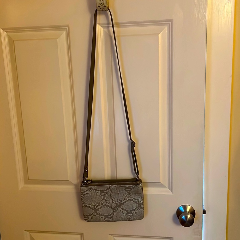 Faux Snake Skin Pocketbook